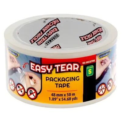 Easy Tear Packing Tape - Case of 48