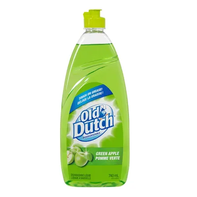 Dishwashing Liquid, Green apple scent - Case of 12