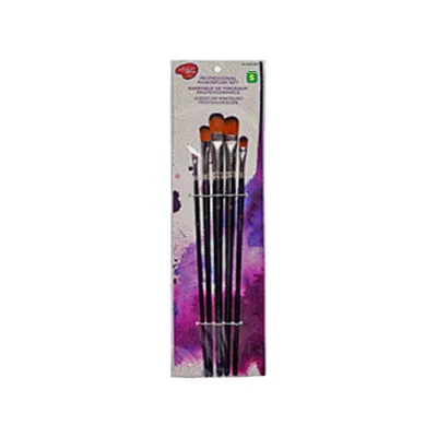 5PK Assorted Long Painting brushes - Case of 12