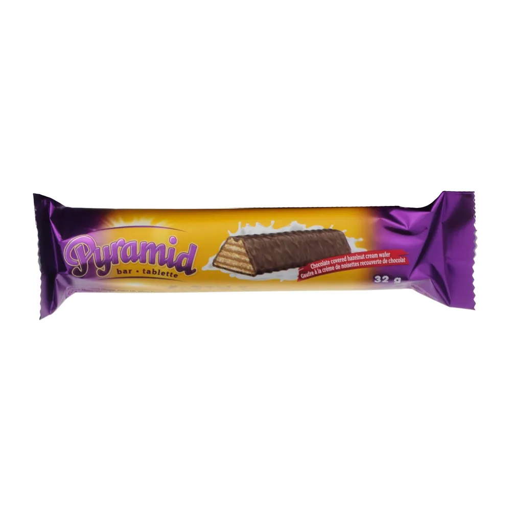 5Pk Pyramid Chocolate Wafer Bars - Case of 24