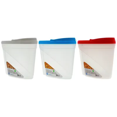 Dry Food Container (Assorted Colours) - Case of 12