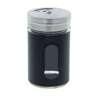 Salt & Pepper Shaker with Glass Window (Assorted Colours) - Case of 24