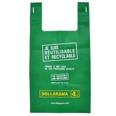 Large reusable Dollarama Bag (French) - Case of 168