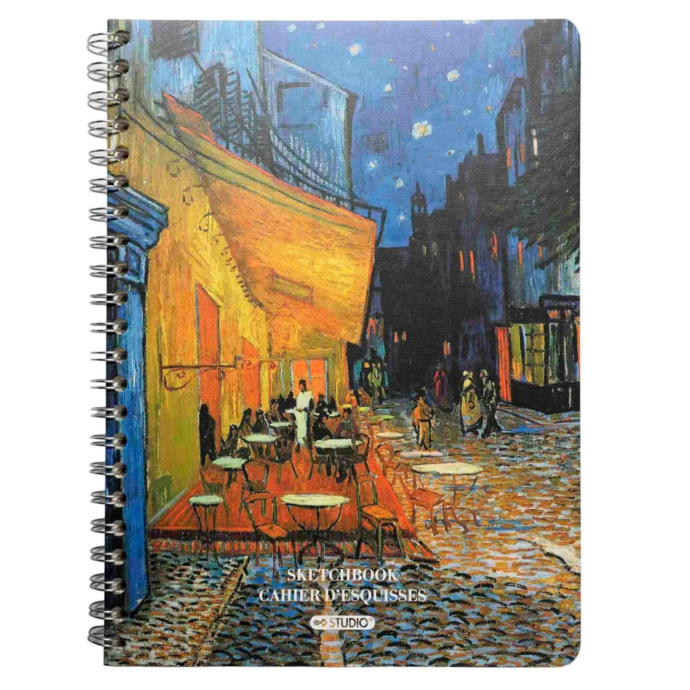 Printed Hard Cover Sketchbook (Assorted Models) - Case of 24