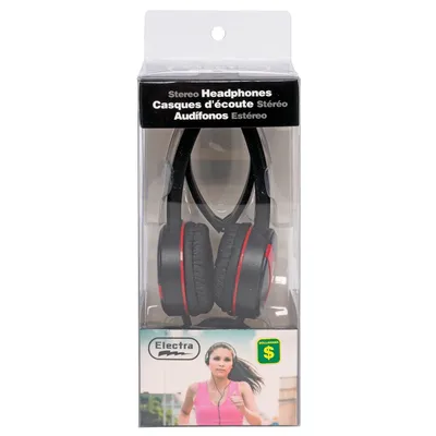 Foldable Stereo Headphones - Case of 12