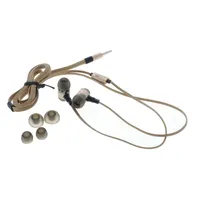 Stereo Earbuds with Microphone and Flat Cable (Assorted colours) - Case of 12