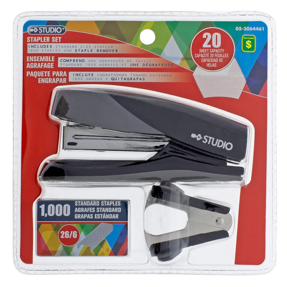 Stapler Set (Assorted Colours) - Case of 12