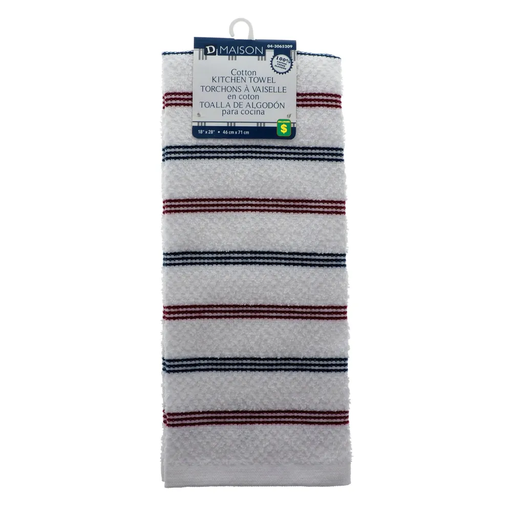 Cotton Kitchen Towel (Assorted Styles) - Case of 24