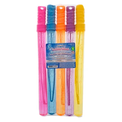 5Pk 4.5oz Bubble Wand In Display - Case of 12