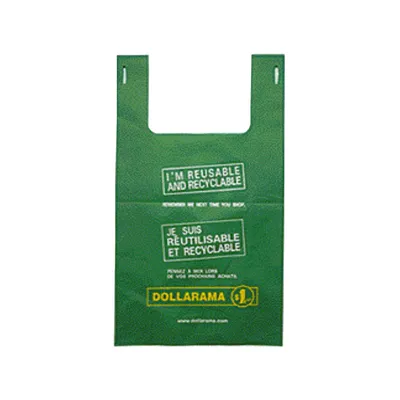 Large Bilingual Dollarama Eco Bag - Case of 168