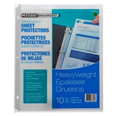 10Pk Letter Size Protection Sheet - Case of 36