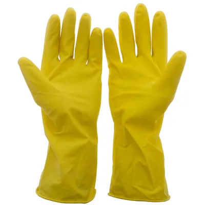 1 Pair Natural Rubber Dish Gloves
