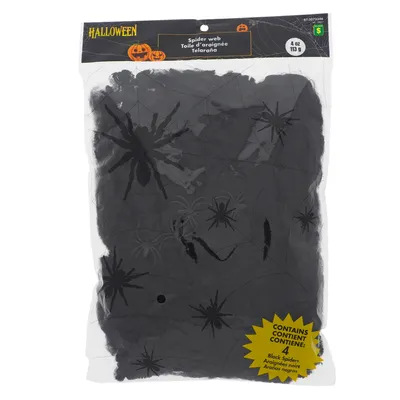 Halloween Colored Spider Web - Case of 12