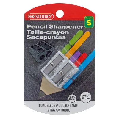 Metal 2 Hole Pencil Sharpener - Case of 24