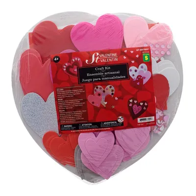 Valentine Hearts Craft Kit - Case of 12