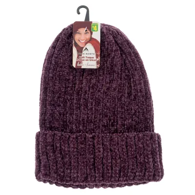 Ladies Chenille Rib Hat with Cuff - Case of 18