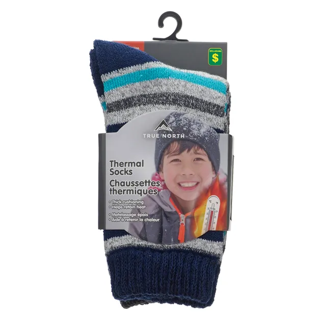 Dollarama 2PK Ladies Thermal Blend Crew Socks - Case of 36