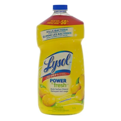 Lysol Multi Surface cleaner - Lemon - Case of 9
