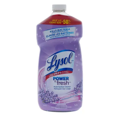 Lysol Multi Surface cleaner - Lavender - Case of 9