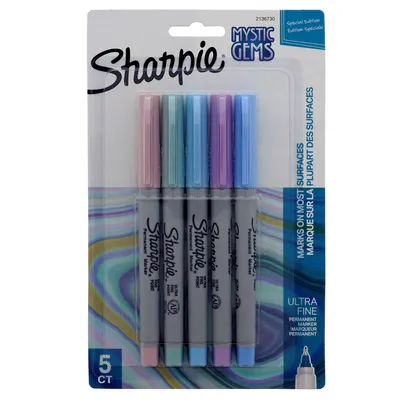 Sharpie 5Pk Ultra Fine Mystic Gems Markers - Case of 6