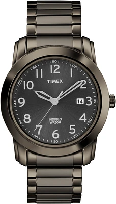 Montre Timex pour homme - Bracelet extensible en acier inoxydable. | Doucet Latendresse