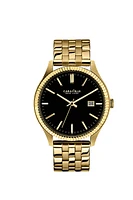 Montre Caravelle New York pour homme - Acier inoxydable couleur or jaune. | Doucet Latendresse