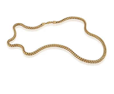 24'' Franco chain - Stainless steel. Color: yellow | Doucet Latendresse