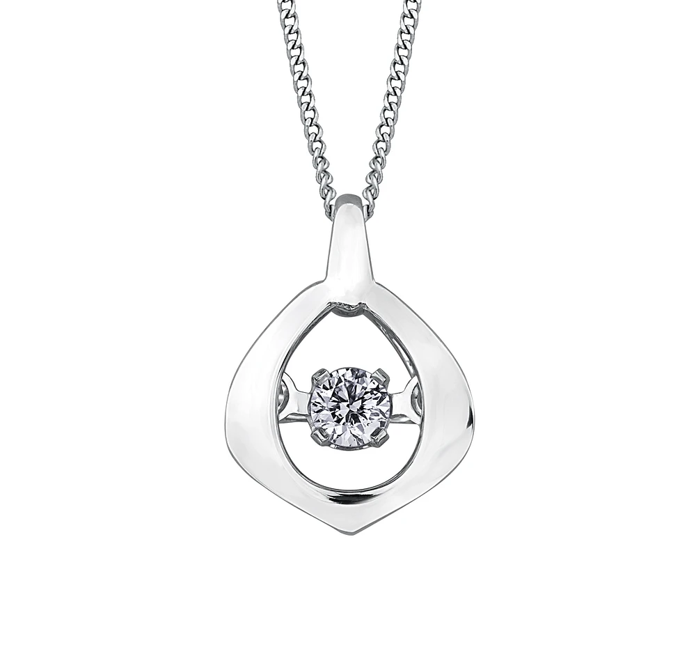 Pendentif Éclat du Nord Diamant Dansant