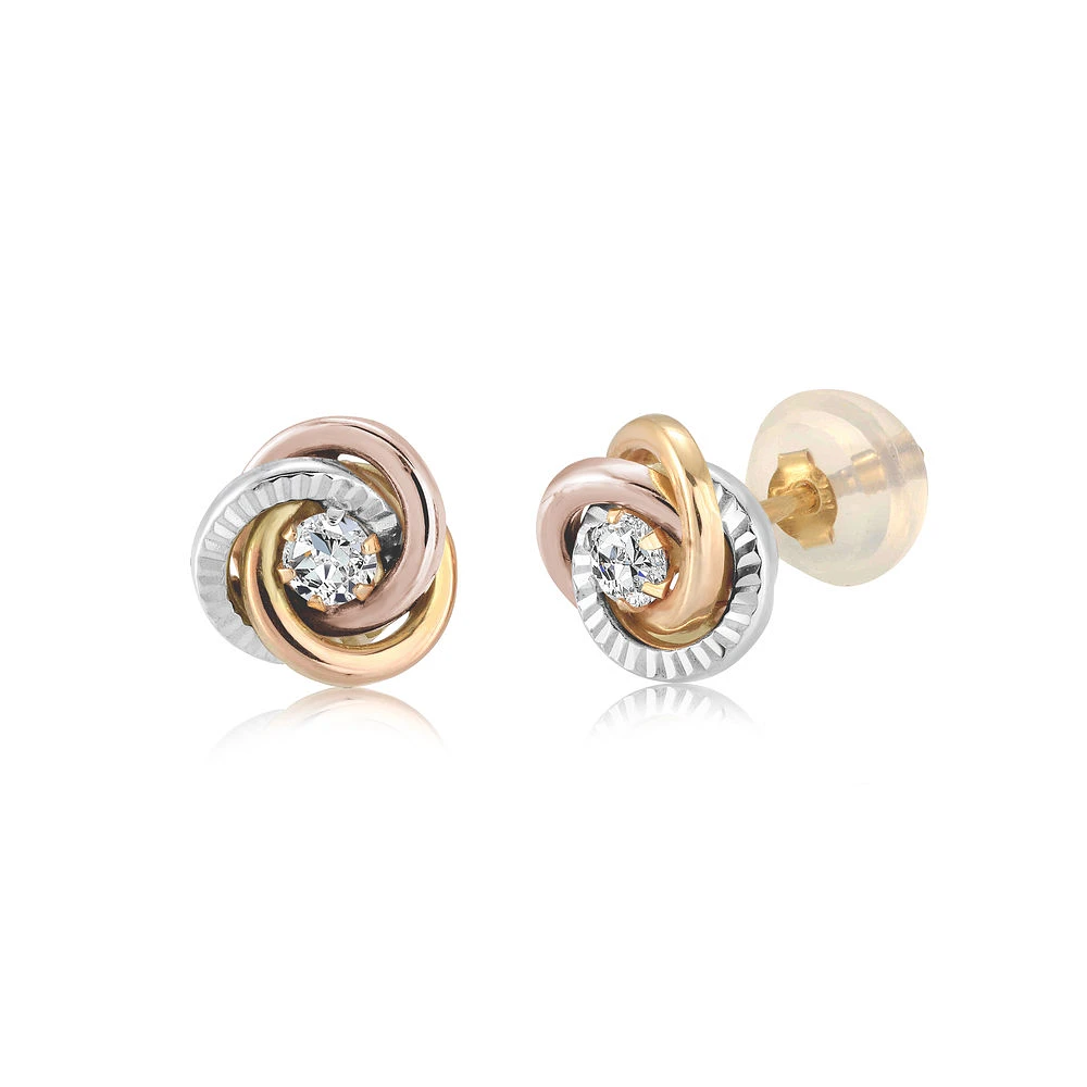 Boucles d'oreilles noeuds