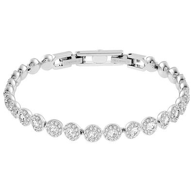 Swarovski Angelic Bracelet, White, Rhodium Plating. Color: white | Doucet Latendresse