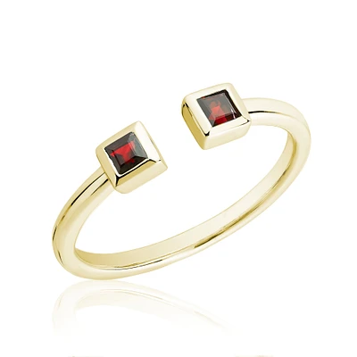 Bague rubis en or jaune 10K. Color: jaune | Doucet Latendresse