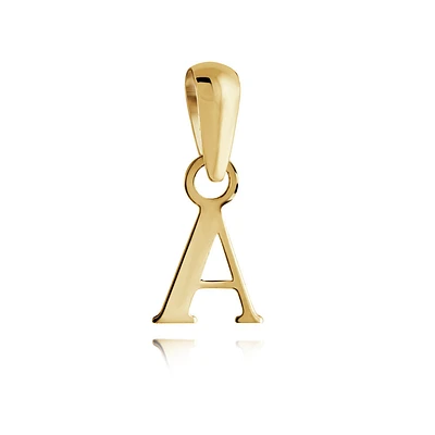 Pendentif lettre ''A'' pour enfant - Or jaune 10K. Color: jaune | Doucet Latendresse