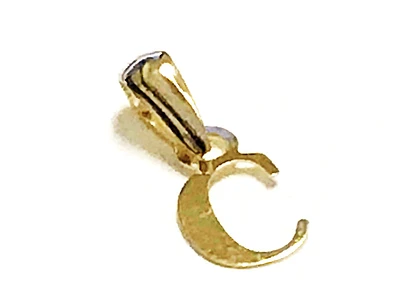 Pendentif lettre ''C'' pour enfant - Or jaune 10K. Color: jaune | Doucet Latendresse