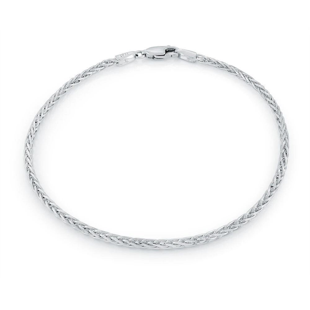 Bracelet 7.5'' pour femme - Argent sterling. Color: blanc | Doucet Latendresse