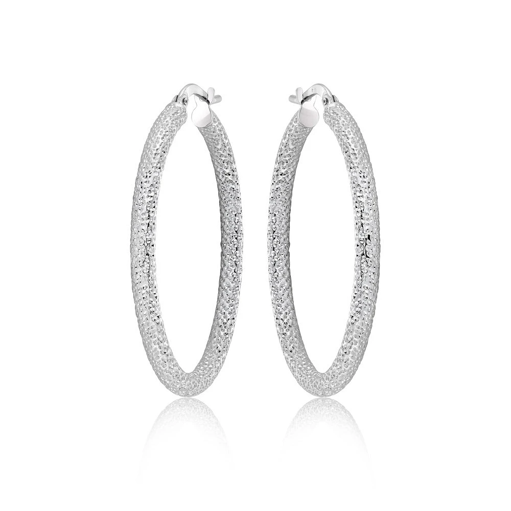 BOUCLES D'OREILLES ANNEAUX POUR FEMME