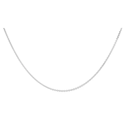 Chaîne 14'' pour femme - Argent sterling .925. Color: argent | Doucet Latendresse