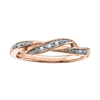 Ring with diamonds 0.03 Carat T.W
