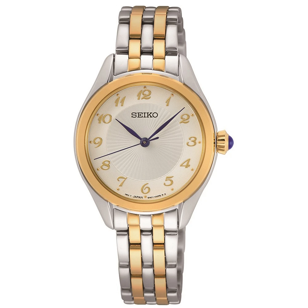 Seiko classic two-tone ladies' watch- silver and gold | Doucet Latendresse