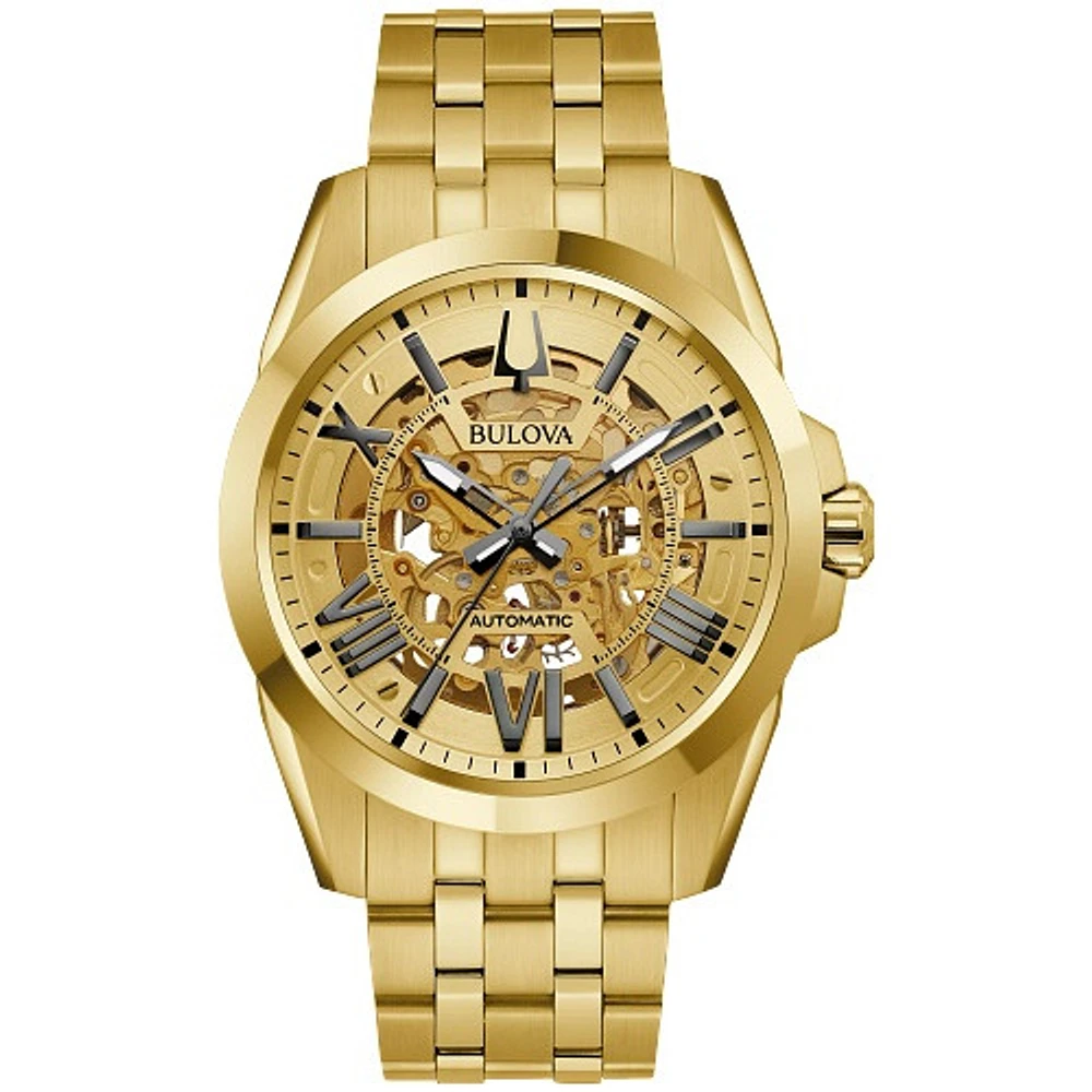 Watch Bulova for Men with Gold-tone stainless steel case | Doucet Latendresse