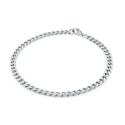 Stainless steel ankle chain - 9 | Doucet Latendresse