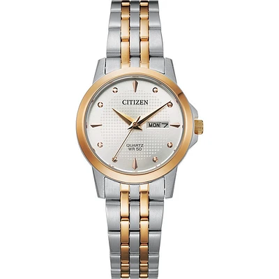 Citizen Eco-Drive  Montre pour femme en acier inoxydable 2 tons | Doucet Latendresse