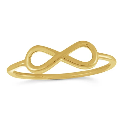 Bague infini 10k. Color: jaune | Doucet Latendresse