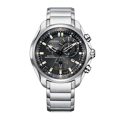 Eco-Drive watch for man - Stainless steel | Doucet Latendresse