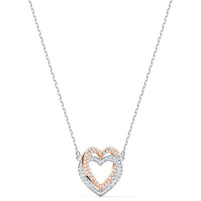 Swarovski Infinity necklace Heart, White