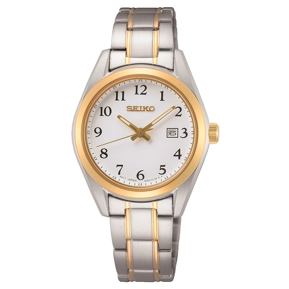 Montre pour femme Seiko- 2 tones acier | Doucet Latendresse