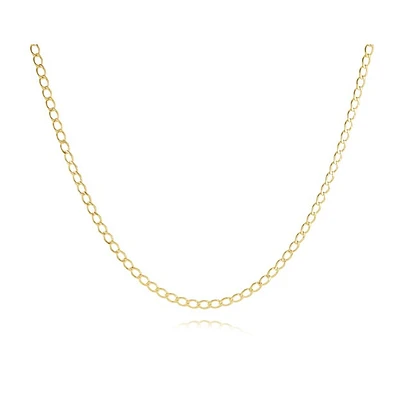 10k Gold Women's Curb Chain 20