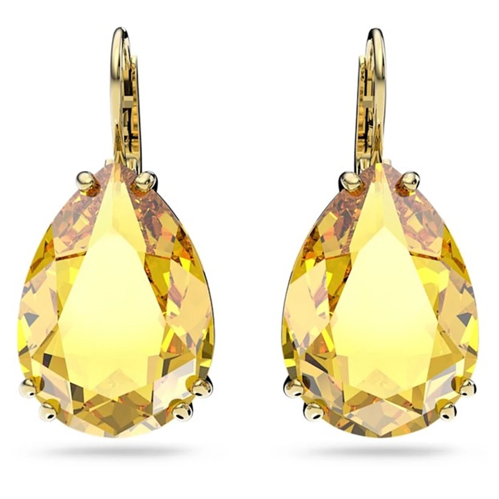 Boucles d'oreilles pendantes ''Millenia'' Swarovski - Jaune