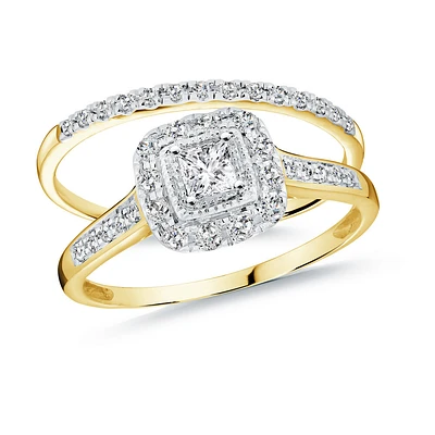 Set d'alliances pour femme - Or jaune 14K 33 points. Color: jaune | Doucet Latendresse