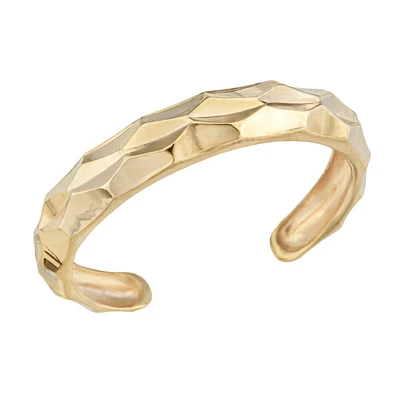 10K yellow gold toe ring. Color: yellow | Doucet Latendresse