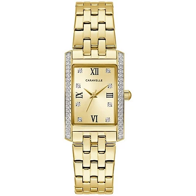 Caravelle Watch - Gold Plated Stainless Steel | Doucet Latendresse